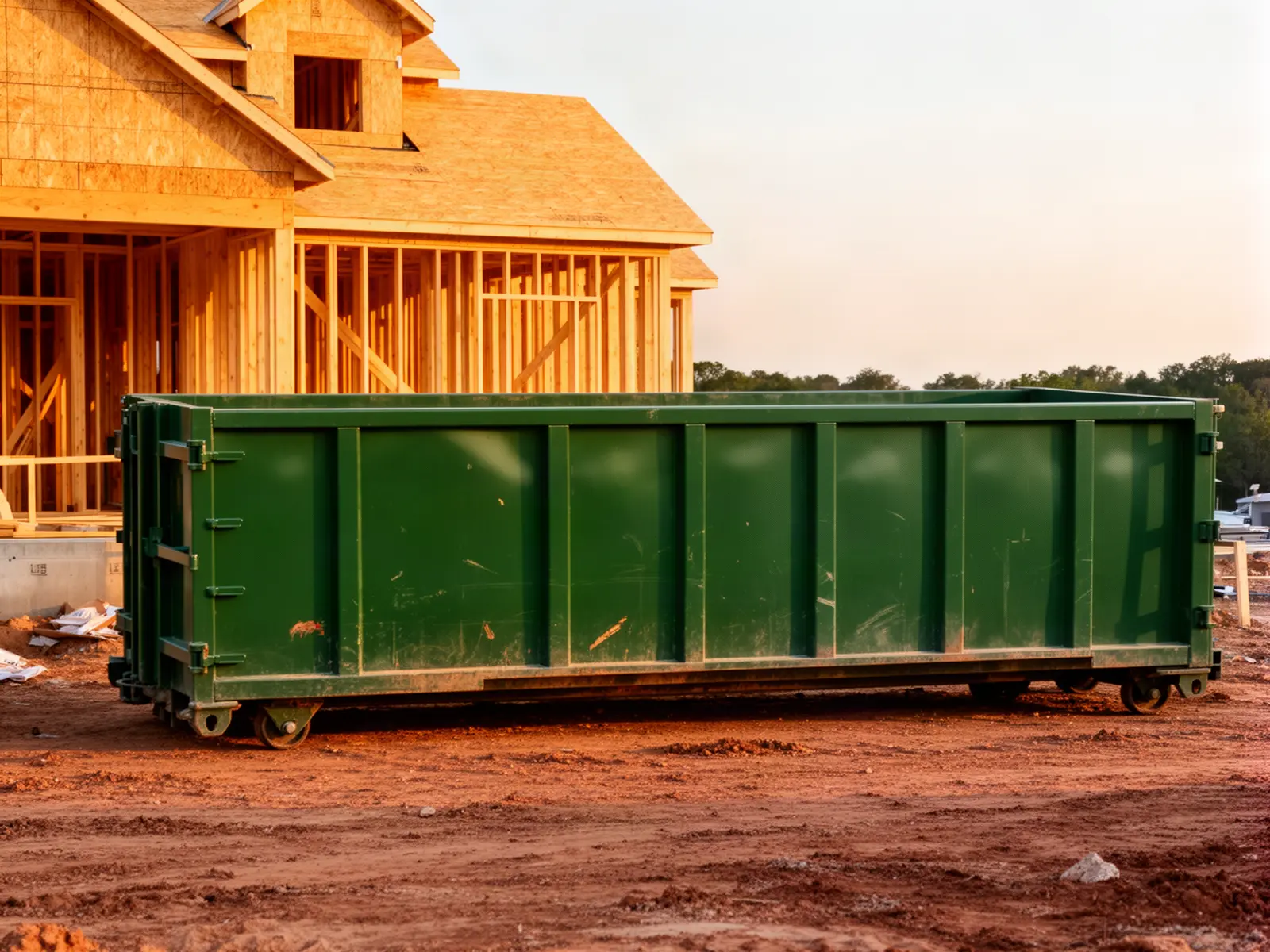 Roll-off dumpster from Stallion Marsh Dumpster Rental in Bristol, CT